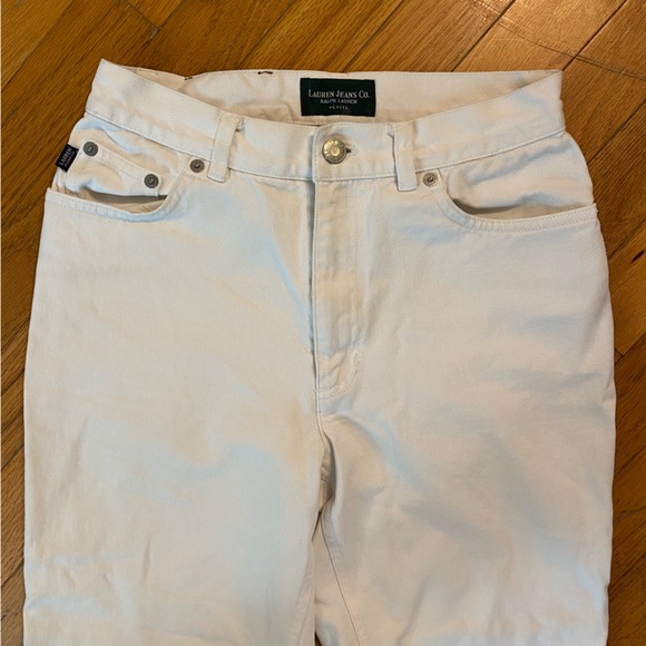 Vintage Ralph Lauren White Straight Jeans - Picture 2 of 8